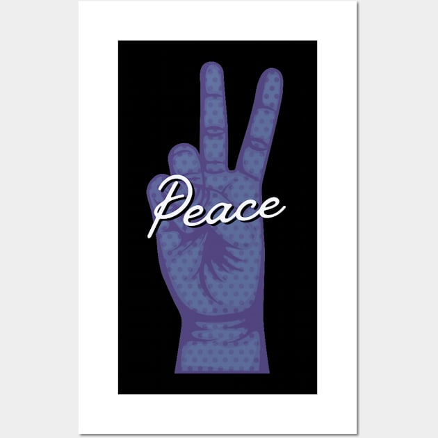 Peace Wall Art by Hi Project